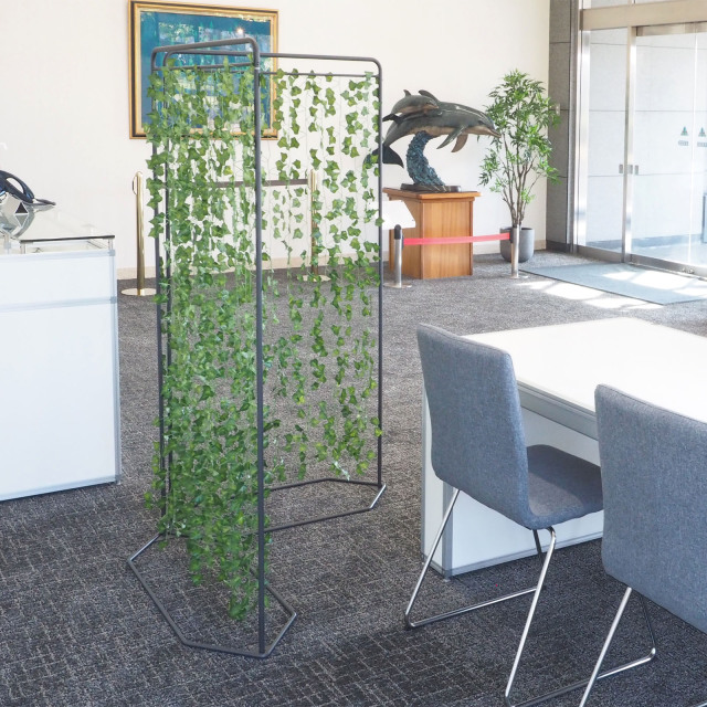 グリーンパーティション設置例