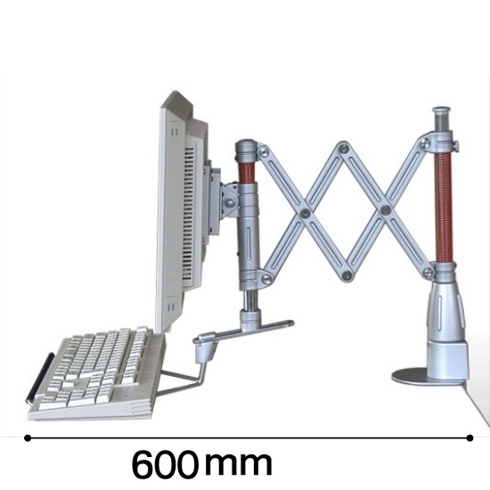 液晶モニターアームスタンド 17型以下用 (LCD-FA1) アーム長