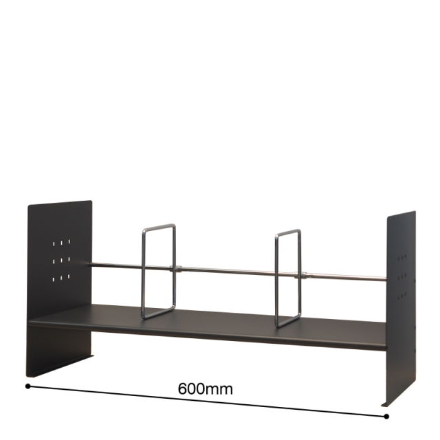ブックスタンド ハイタイプ ブラック 60cm BSS-060HK サイズ