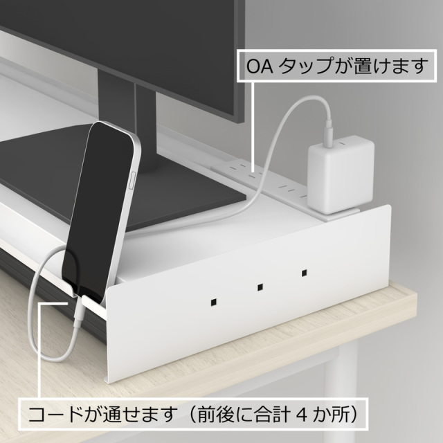 ダブルモニタースタンド MSDC-950 幅95cm スマートフォンスタンド
