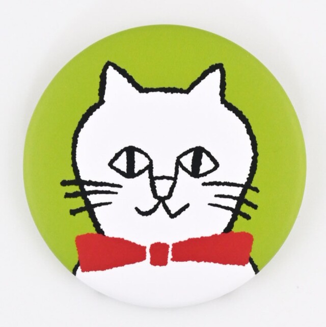 缶バッジ　まるにゃんtop