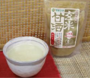 国産有機玄米を蒸して、玄米麹100％で作った甘酒です＿7453