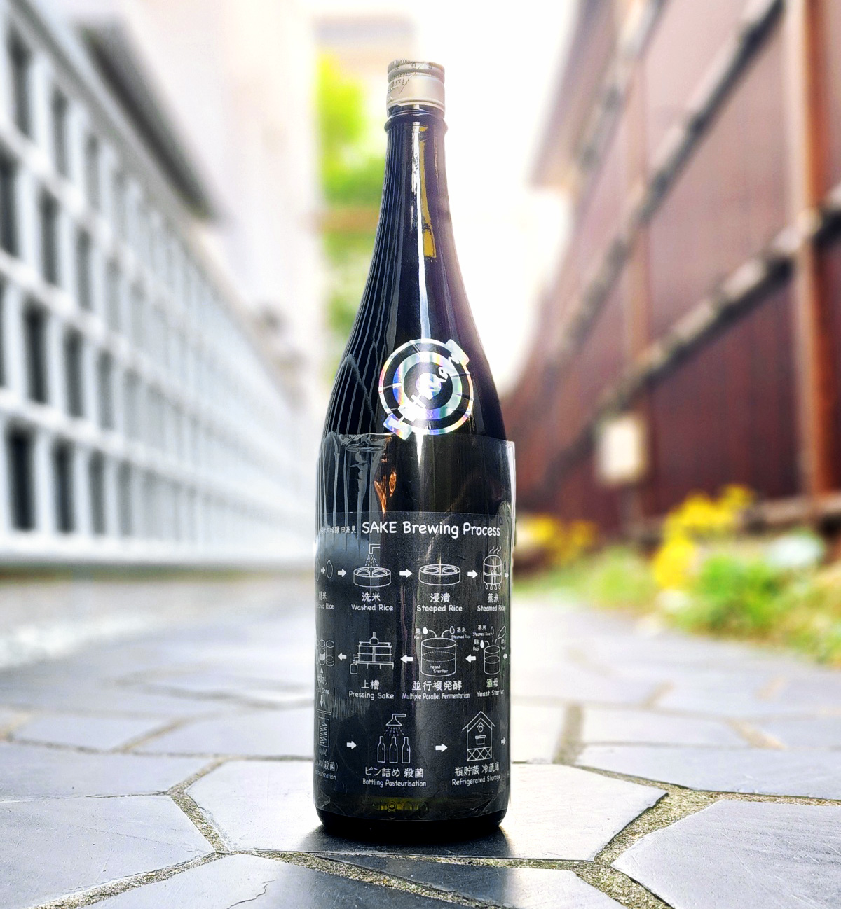 【限定酒】日高見 中取り純米大吟醸 フローチャートラベル～浪漫あふれる醸造家の極上品