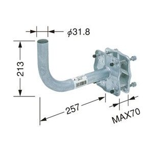 【DXアンテナ】 MHV-117　ベランダ用取付金具