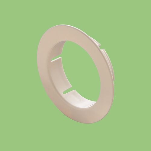 【関東器材/KANTO】 UWC-64　うす型ウォールカバー　コア径Φ65　アイボリー