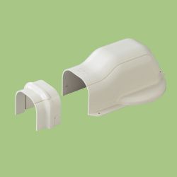 【在庫処分特価！】【関東器材/KANTO】　KMD-6575A　マンション用出口化粧カバー （後付用）（ブラウン）≪因幡66・77シリーズ互換≫