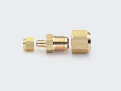 【TASCO（タスコ）】 TA241G　1/4″×3/8″ 異径フレアユニオン(3個入)