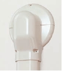 因幡電工/INABA】 LDWM-70-10 ウォールコーナー エアコンキャップ用 1