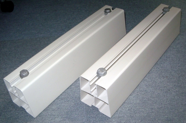 オーム電機】 00-4458 ライトロックベース400mm NRB-400 アイボリー
