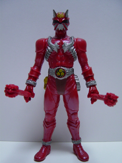 仮面ライダーシリーズ　ヒビキ、イブキ、ヒビキクレナイ、キラメキ、ハバタキ、ザンキ 仮面ライダーヒビキ＆ヒビキクレナイソフビライダーヒーローシリーズ