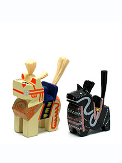 海洋堂 みちのく物産展 三春駒・八幡馬（A）