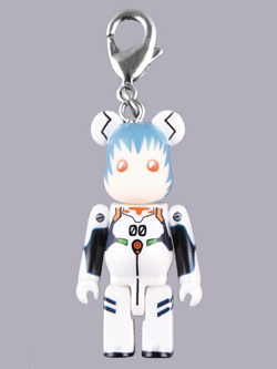 特別前売券限定 EVANGELION 50% BE@RBRICK 携帯ストラップ レイver.