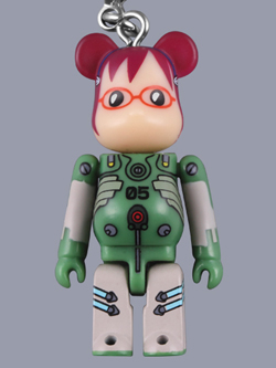 特別前売券限定 EVANGELION 50% BE@RBRICK 携帯ストラップ マリver.