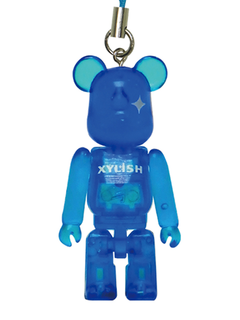 セブン-イレブン限定 XYLISH BE@RBRICK 50% クリアブルーVer.