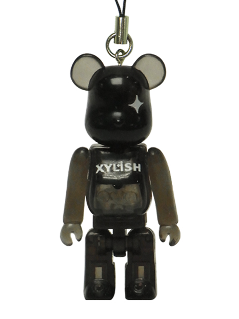 セブン-イレブン限定 XYLISH BE@RBRICK 50% クリアブラックVer.