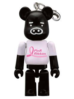 ピンクリボン BooBo 70% BE@RBRICK