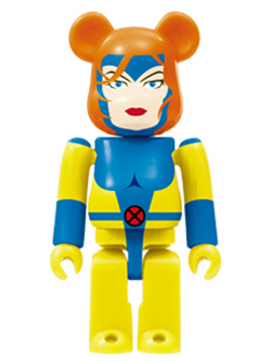BE@RBRICK Happyくじ MARVEL 21.ジーン・グレイ  ベアブリック 100%