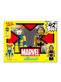 BE@RBRICK Happyくじ MARVEL 42.ジーン・グレイ&ストーム ベアブリック 100%