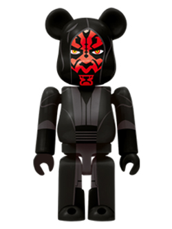 Happyくじ STAR WARS 4. ダース・モール BE@RBRICK ベアブリック 100%