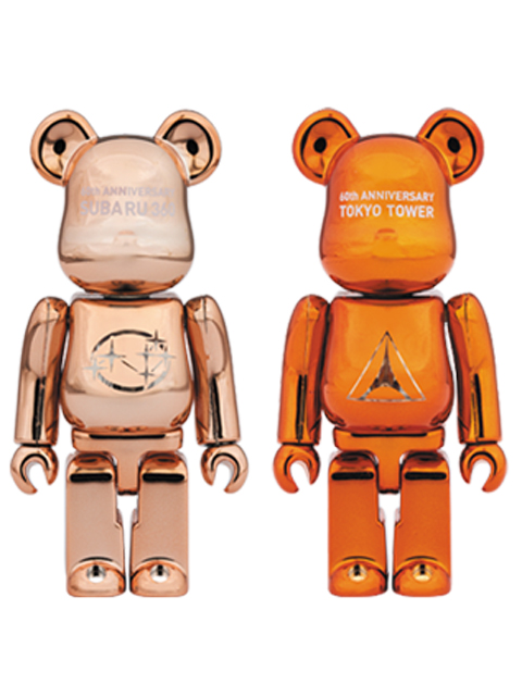 SUBARU 60th ANNIVERSARY BE@RBRICK 2PK SUBARU360 × TOKYO TOWER  ベアブリック 100%