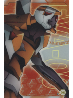 ローソン限定 エヴァンゲリオン メタリックプラカード EVA零号機・改Ver.