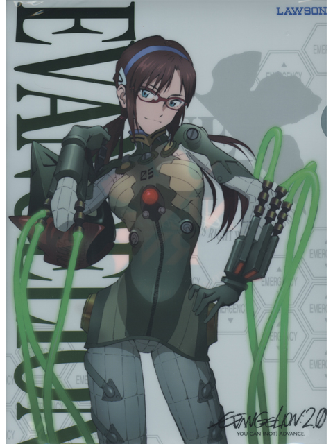 ローソン限定 エヴァンゲリオン クリアファイル マリ：プラグスーツVer.