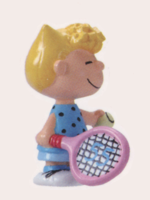 コロコロスヌーピー 55周年フィギュアコレクション 27.SALLY(TENNIS/BLUE)