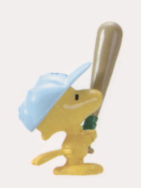 コロコロスヌーピー 55周年フィギュアコレクション 28.WOODSTOCK(BASEBALL/BLUE)