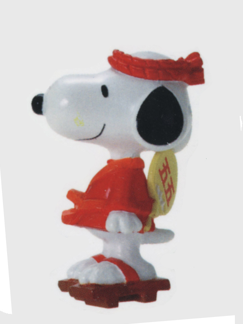 コロコロスヌーピー 55周年フィギュアコレクション 43.SNOOPY(MATSURI RED)