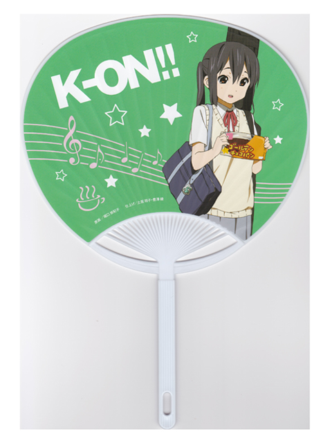 ローソン限定 けいおん オリジナルうちわ 中野 梓Ver.