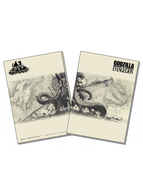 セブンイレブン限定 ゴジラ対エヴァンゲリオン ノート 前田真宏