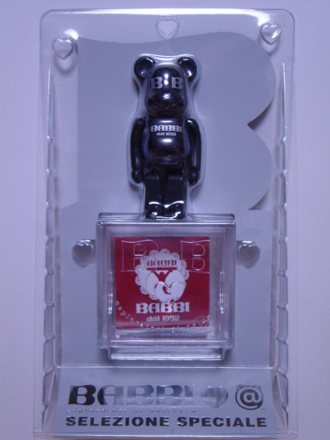 BABBI 55周年限定 BE@RBRICK Argento