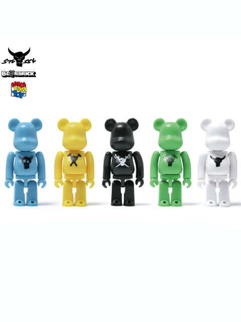 Stussy x MEDICOM TOY Destiny BE@RBRICK 100% 5種