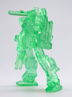 魂ネイション2009開催記念 前売券 入場特典 MINIFIG フルアーマーガンダム クリア―グリーンVer.