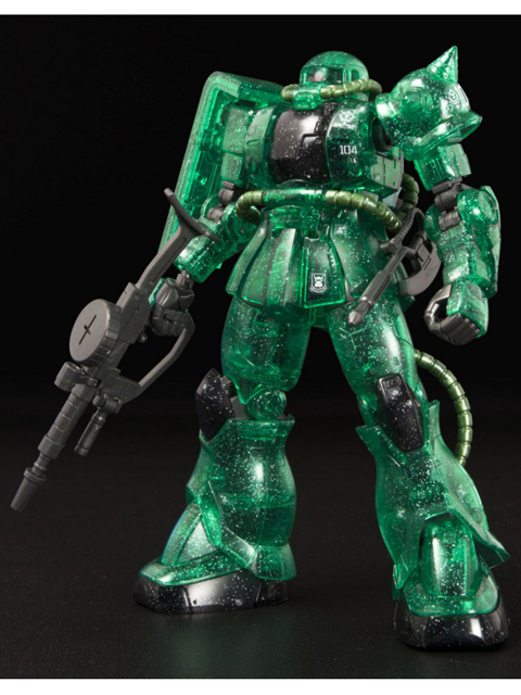 劇場限定 HG 1/144　ザクII　C型/C-5型　リミテッドクリアVer.