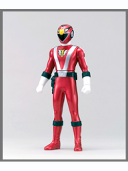 劇場限定ソフビ ゴーオンレッド マッハ全開メタリックボディVer.＆GO!GO!マッハ・レッド