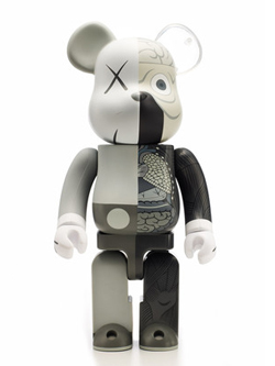 BE@RBRICK OF COMPANION GREY Ver. 100%