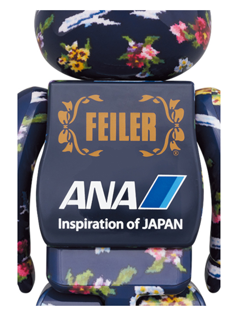 FEILER × BE@RBRICK for ANA ANAマイディアリー 100％ & 400％