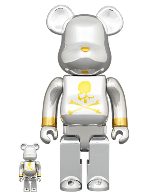 BE@RBRICK ベアブリック mastermind JAPAN SILVER 100% & 400%
