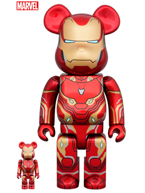 BE@RBRICK ベアブリック IRON MAN MARK 50 100% & 400%