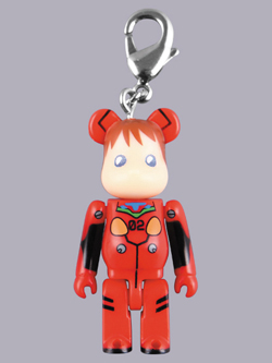 特別前売券限定 EVANGELION 50% BE@RBRICK 携帯ストラップ アスカver.