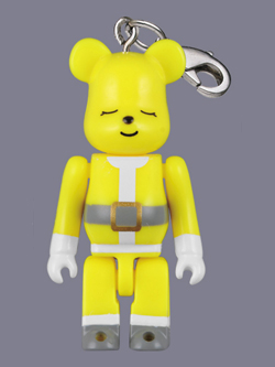 伊勢丹限定 ベアサンタ BE＠RBRICK 蛍光イエロー 2009Ver.