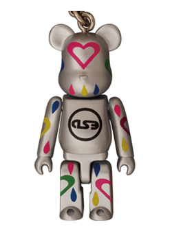 kladskap  BE＠RBRICK ストラップ 50％ シルバーVer.