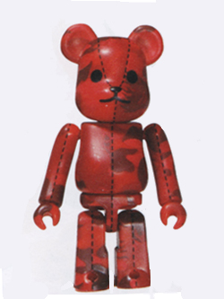 BE@RBRICK BAPE 100％ レッドVer.