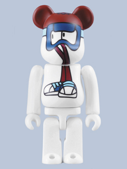 STUSSY×REAS MAROON BE@RBRICK 100%