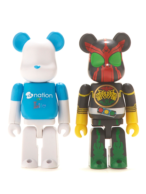 セブンイレブン限定 a-nation × 仮面ライダーオーズ BE@RBRICK 100%set