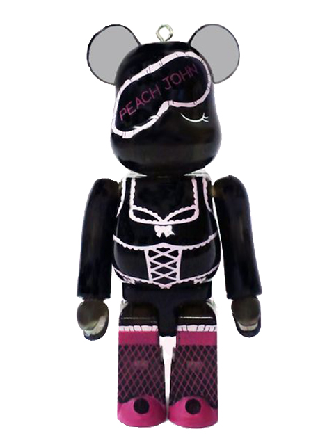 PEACH JOHN ブラッククリアVer. BE@RBRICK 100%