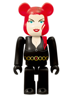 BE@RBRICK Happyくじ MARVEL 9.ブラック・ウィドウ ベアブリック 100%
