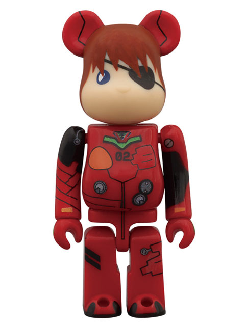 ＷＦ2012(夏)限定 BE@RBRICK ベアブリック 式波・アスカ・ラングレー 100%