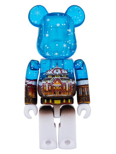 BE@RBRICK ベアブリック 東京駅丸の内駅舎モデル Snow Ver. 100%